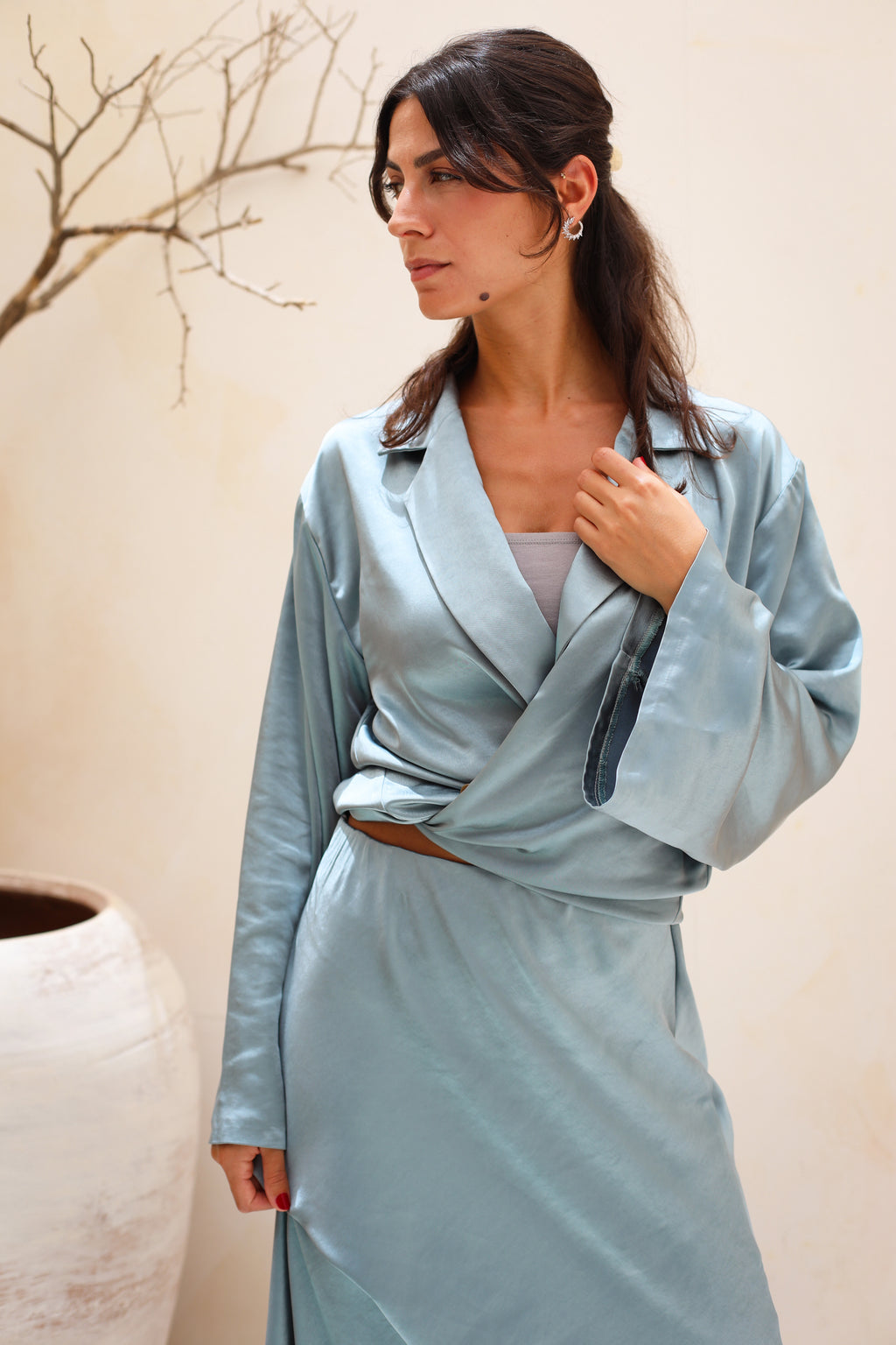 The Silky Set - Stone Blue