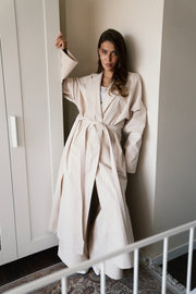 Open Back Trench - Creme