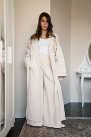 Open Back Trench - Creme