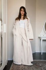 Open Back Trench - Creme