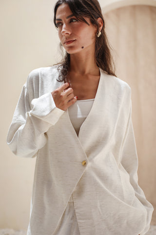 Linen Allure Set - White